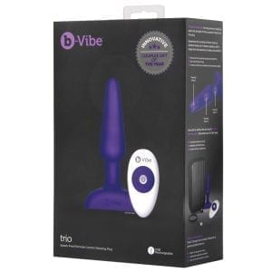 B-Vibe Trio Plug-Purple - BV002PUR