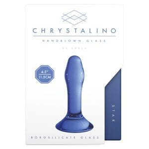 Chrystalino Star Blue 4.5" - CHR009BLU