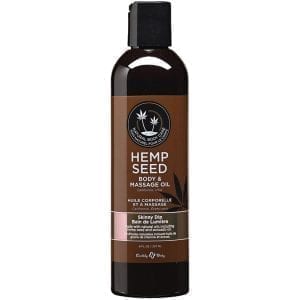 Earthly Body Hemp Seed Massage Oil-Skinny Dip 8oz - EB1035-5