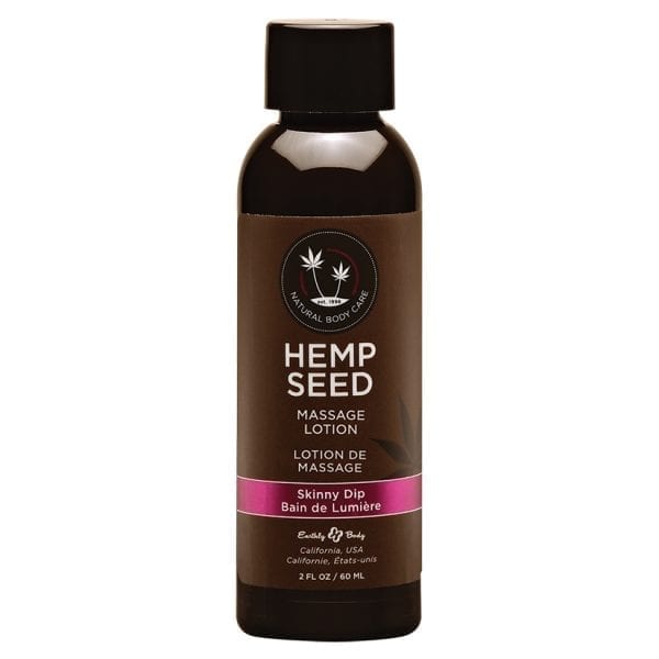 Earthly Body Hemp Seed Massage Lotion-Skinny Dip 2oz - EB1050-121