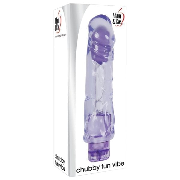 Adam & Eve Chubby Fun Vibe-Purple 9" - EN0076-2