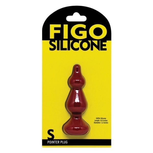Figo Pointer Silicone Plug Small-Red - FG201-06