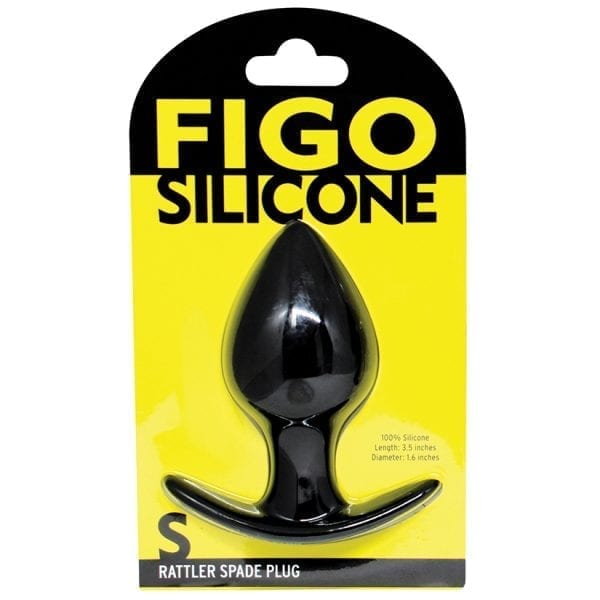 Figo Rattler Spade Plug Small-Black - FG218-05