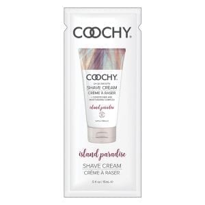 Coochy Shave Cream-Island Paradise 15ml Foil - HCOO1005-05