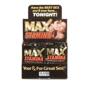 MAX Stamina-2 Pill Pack Display of 24 - HOL1400-0399