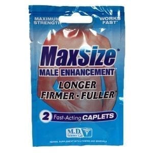 MAX Size Male Enhancement Formula-2 Pill Pack Display of 24 - HOL1400-0699