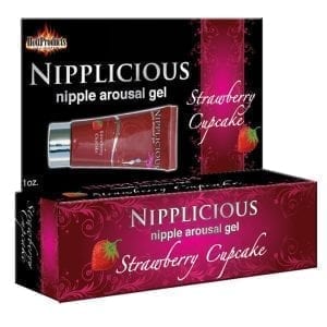 Nipplicious Arousal Gel-Strawberry 1oz - HP1064-01