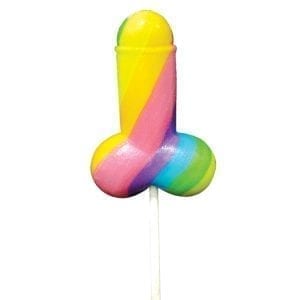 Rainbow Cock Pops-Single - HP2161