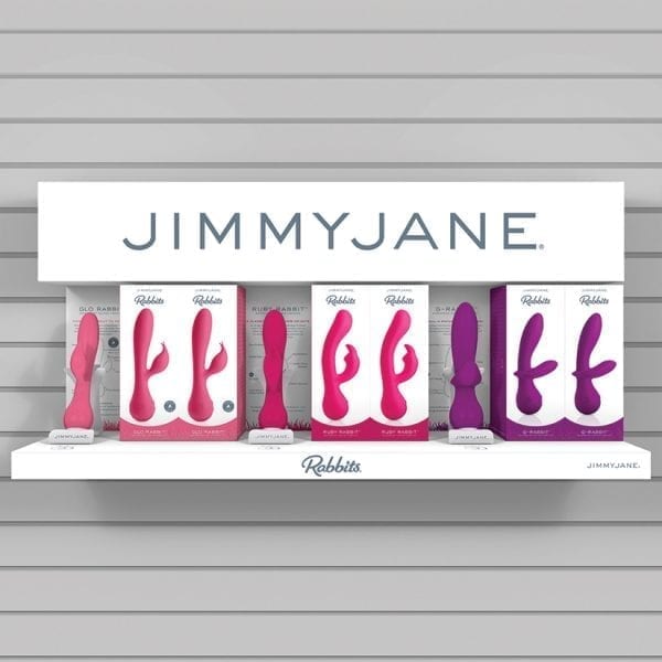 Jimmyjane Rabbits Shelf-n-Shop Retail Merchandising Display - JJPOP3