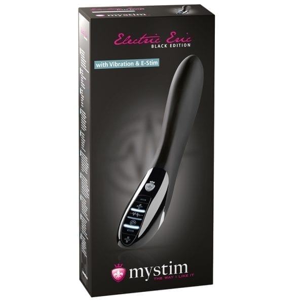 Mystim Electric Eric E-Stim Vibrator-Black Edition - MYS46862