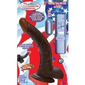 All American Whoppers Flexible Dong-Brown 8" - NAS2231-2