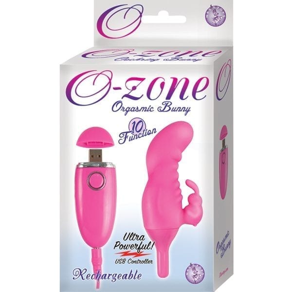O-zone Orgasmic Bunny Rechargeable-Pink    [Regular Price 27.55] - NAS2712