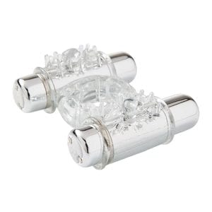 Sensuelle 7 Function Double Action C-Ring-Clear - NU37CL