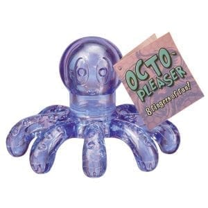 Octo-Pleaser 8-Finger Fun Massager-Purple - PD3015-12