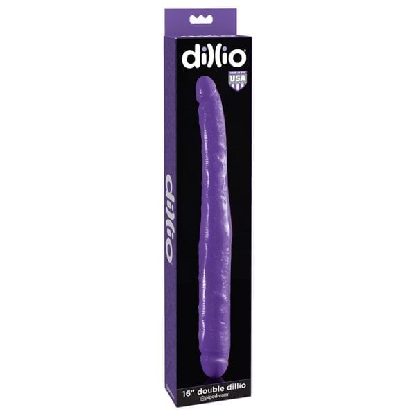 Dillio Double Dong-Purple 16" - PD5312-12