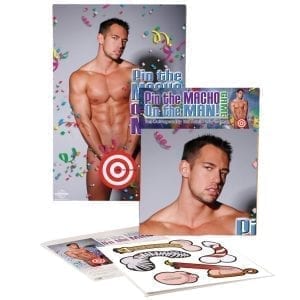 Pin The Macho On The Man! Game - PD8204-00E