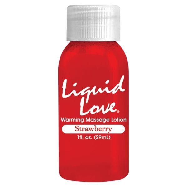 Liquid Love Warming Massage Lotion-Strawberry 1oz - PD9581-60