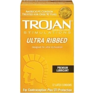 Trojan Ultra Ribbed (12 Pack) - PM94752