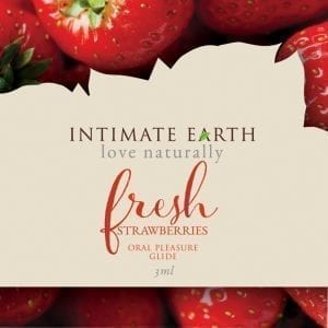 Intimate Earth Oral Pleasure Glide-Fresh Strawberry Foil 3ml - PP042F