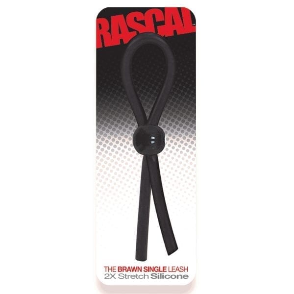 Rascal The Brawn Cock Single Leash-Black - RT1091