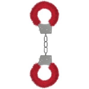 Ouch! Beginner's Furry Handcuffs-Red - SMO002RED
