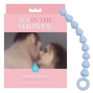 Sex In the Shower Silicone Anal Beads-Blue - SS960-39