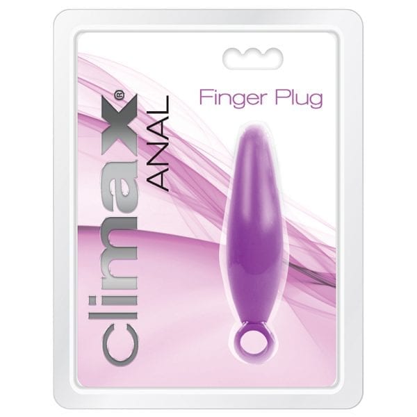 Climax Anal Finger Plug-Deep Purple - T1070206