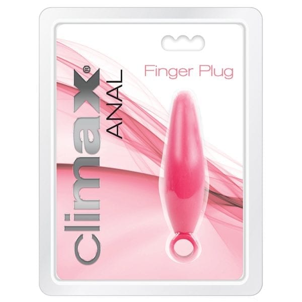 Climax Anal Finger Plug-Deep Pink - T1070207