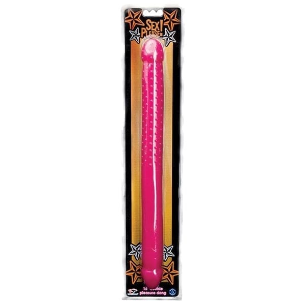 Sex Please Double Duty Dong-Pink 16" - T2100103