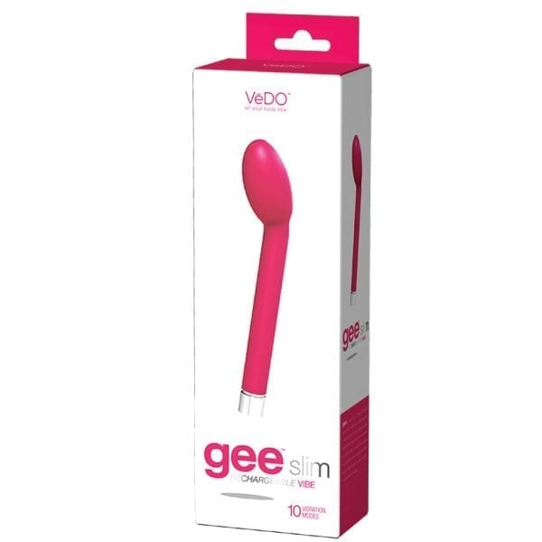 VeDO Geeslim Gspot Vibe-Hot In Bed Pink 7" - VIP01002