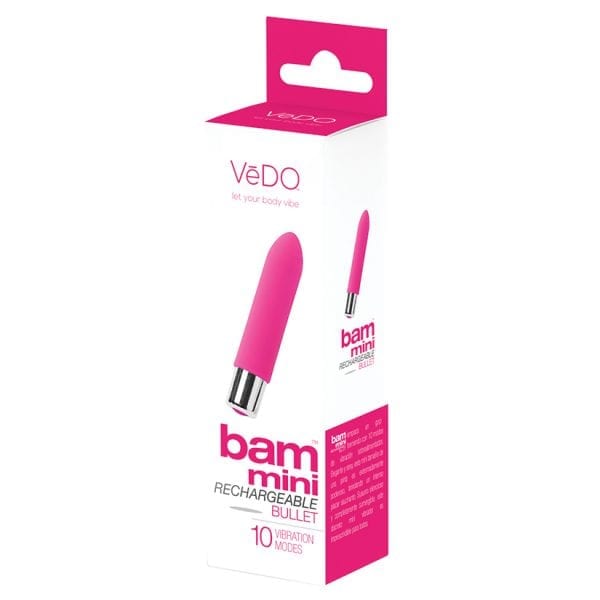 Vedo Bam Mini Rechargeable Bullet-Pink - VIP1409
