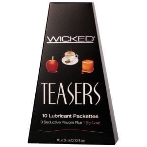 Wicked Teasers Flavored Variety Lubricant Pack (10 Foils) - WS90300-R